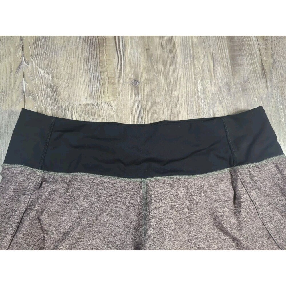 Lululemon Run Times Shorts 4" Womens Size 4 Gray Black Lined Running Athleisure - Picture 4 of 15